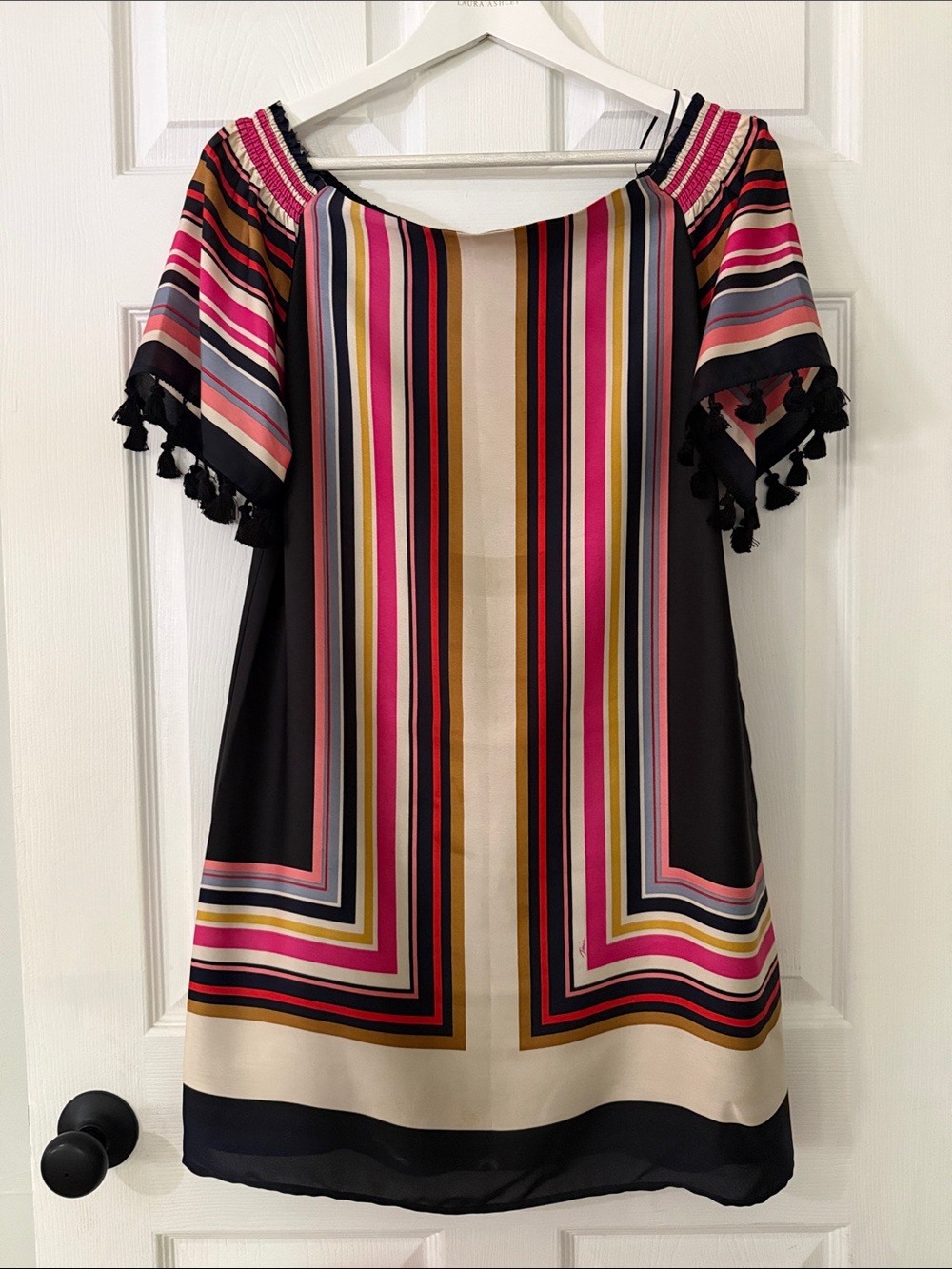 Off Shoulder Trina Turk dress.